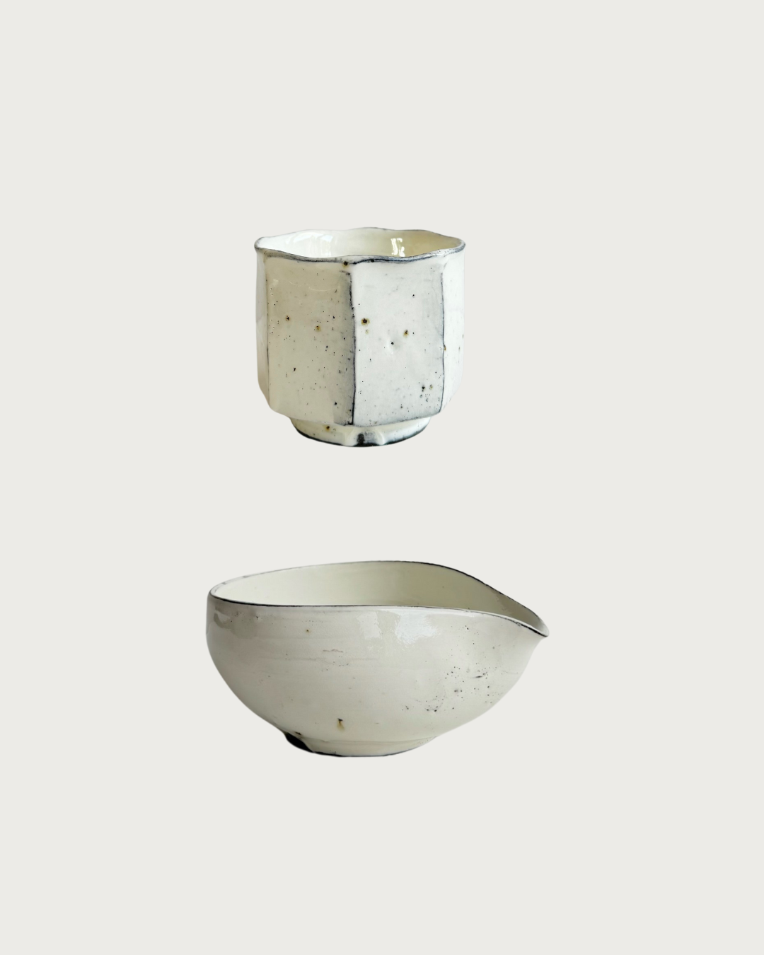 Cup + Spouted Bowl Set